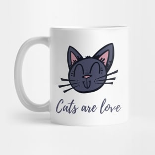 Cats are love Mug